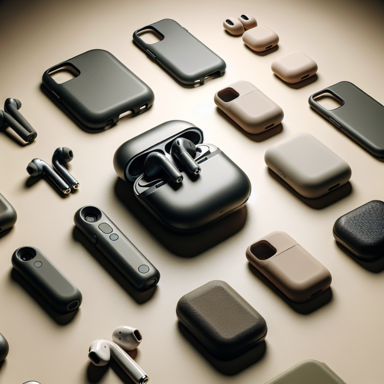 "Close-up view of stylish and protective cases for Galaxy Buds, showcasing various designs and colors, illustrating the best options for keeping your earbuds safe and personalized."