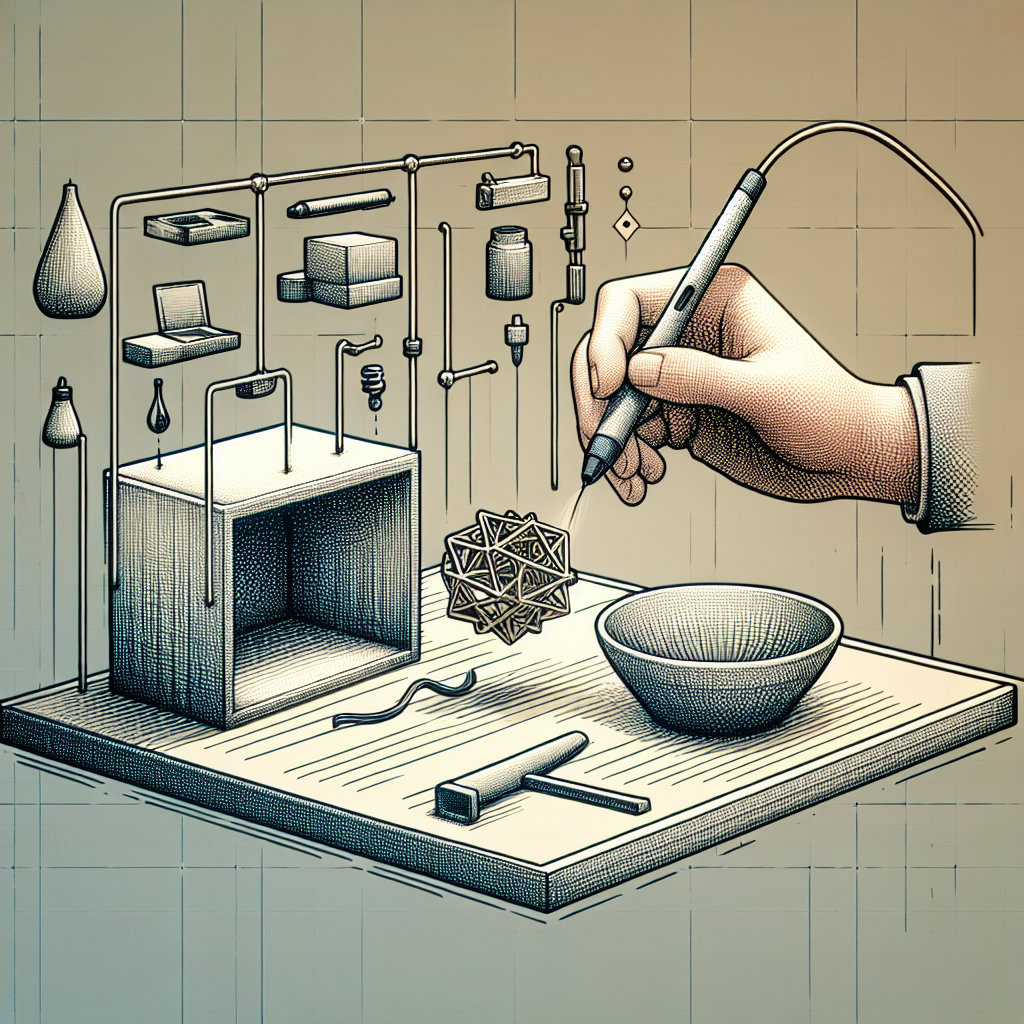 Bagaimana cara membuat wadah fungsional seperti kotak dan mangkuk dengan pena 3D?